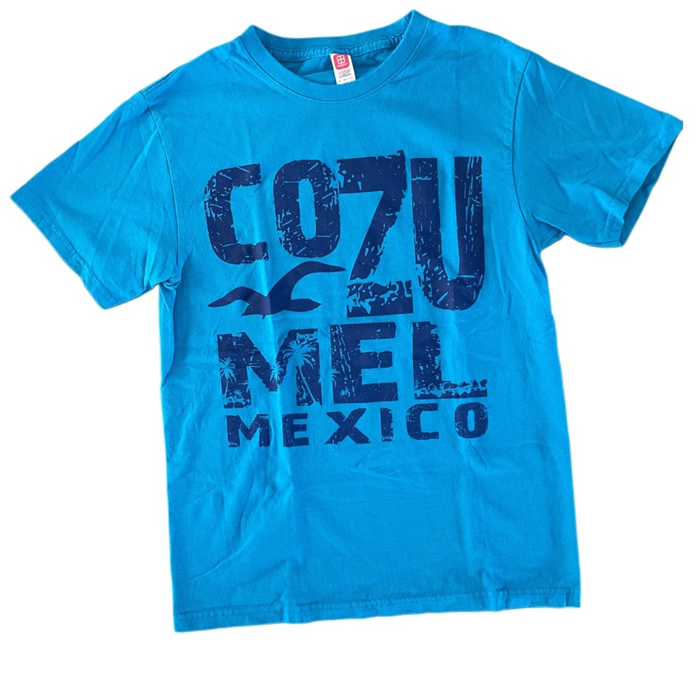 Graphic Tee Cozumel Mexico - Blue Unisex T-Shirt